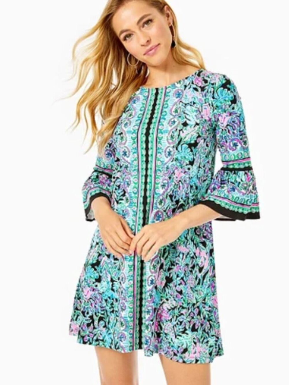 Lilly Pulitzer Ophelia Swing Dress Lets Be Wild Women's Size XXS NEW Preppy